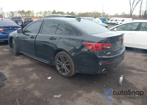 2018 Acura Tlx Tech A-Spec Pkgs из США, поврежденный, VIN 19UUB2F68JA012512
